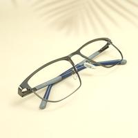 Gun Square metal eyeglasses for men ( eq0028 22910 )
