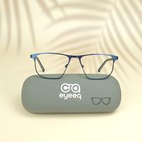 Blue square metal frame for men ( eq0030 22910 )