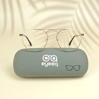 Silver round unisex metal eyeglasses ( eq0032 66603)