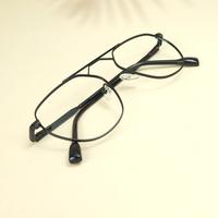 Black round unisex metal eyeglasses ( eq0031 66603 )