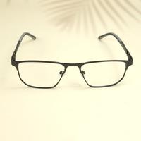 Black square metal eyeglasses for men ( eq0029 22910 )