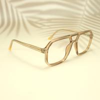 Golden wayfarer unisex sheet eyeglasses ( eq0053 31017 )