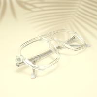 White wayfarer unisex sheet eyeglasses ( eq0051 31017 )