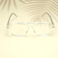 White wayfarer unisex sheet eyeglasses ( eq0051 31017 )