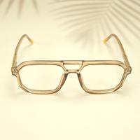 Golden wayfarer unisex sheet eyeglasses ( eq0053 31017 )
