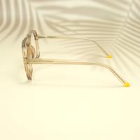 Golden wayfarer unisex sheet eyeglasses ( eq0053 31017 )