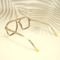 Golden wayfarer unisex sheet eyeglasses ( eq0053 31017 )
