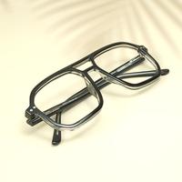 Black wayfarer unisex sheet eyeglasses ( eq0057 31017 )