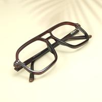 Brown wayfarer unisex sheet eyeglasses ( eq0058 31017 )