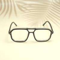 Black wayfarer unisex sheet eyeglasses ( eq0057 31017 )