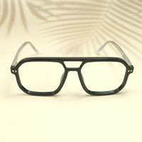 Black white wayfarer unisex sheet eyeglasses ( eq0059 31017 )