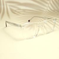 White square unisex sheet eyeglasses ( eq0060 31016 )