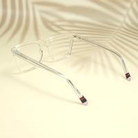 White square unisex sheet eyeglasses ( eq0060 31016 )