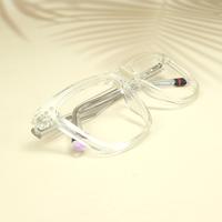 White square unisex sheet eyeglasses ( eq0060 31016 )