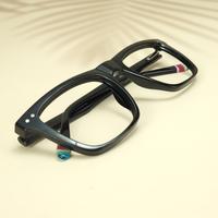 Black square unisex sheet eyeglasses ( eq0061 31016 )