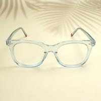 Sky Blue round unisex sheet eyeglasses ( eq0071 31020 )
