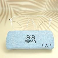 White wayfarer sheet eyeglasses for men ( eq0092 Tr2085 )