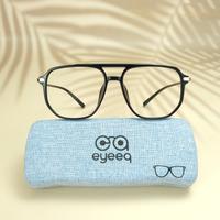 Black wayfarer sheet eyeglasses for men ( eq0093 tr2085 )