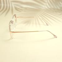 Wine & white rectangle  sheet eyeglasses for women ( eq0097 tr2088 )