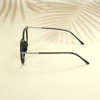 Black round unisex sheet eyeglasses ( eq0101 tr2158 )