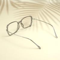Grey rectangle sheet eyeglasses for women ( eq0100 tr2088 )