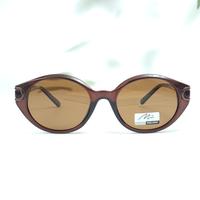 Mimi brown oval polarized sunglasses for women ( gg0006 mi857g c6 )
