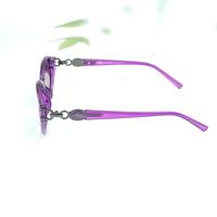 Mimi purple oval polarized sunglasses for women ( gg0007 mi857g c3 )