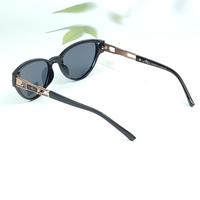 Mimi black oval polarized sunglasses for women ( gg0011 mi855g c7)