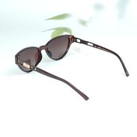 Mimi brown oval polarized sunglasses for women ( gg0012 mi855g c6 )