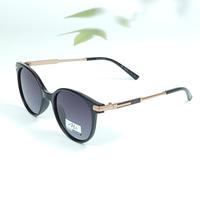 Mimi round black polarized sunglasses for women ( gg0014 mi856 c7 )