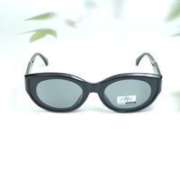 Mimi black oval polarized sunglasses for women  ( gg0015 mi853 c7 )