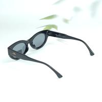 Mimi black oval polarized sunglasses for women  ( gg0015 mi853 c7 )